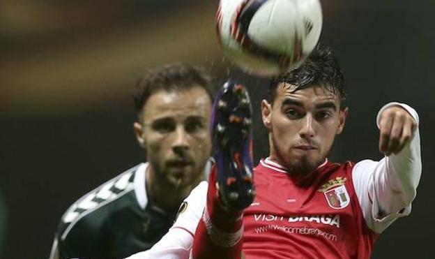 El cedido Horta, en un partido esta temporada con el Sporting de Braga.