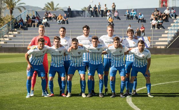 Once inicial del Malagueño en la fase final de la pasada campaña./Ñito Salas