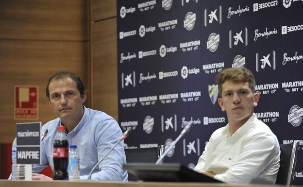 Arnau y Rolón, ayer en al acto un tanto distantes.