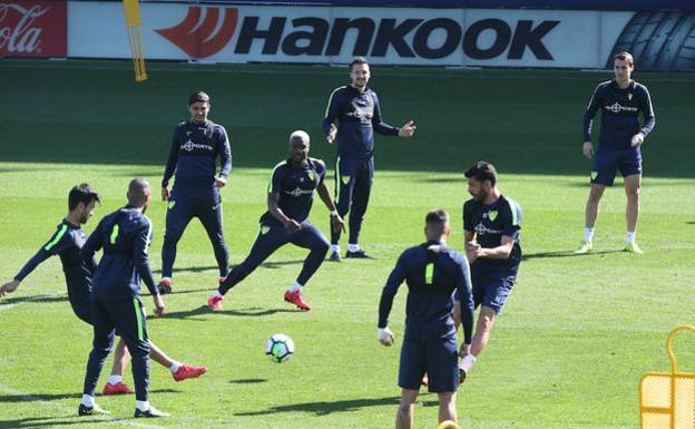 Imagen de archivo de uno de los últimos entrenamientos./Fernando González