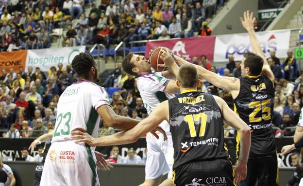 El Unicaja pierde en Tenerife y se complica la Copa