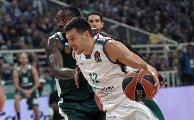 Milosavljevic, baja en el Unicaja para el partido ante el Maccabi