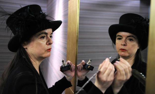 Nothomb, en la Feria del Libro de Bilbao. /Ignacio Pérez