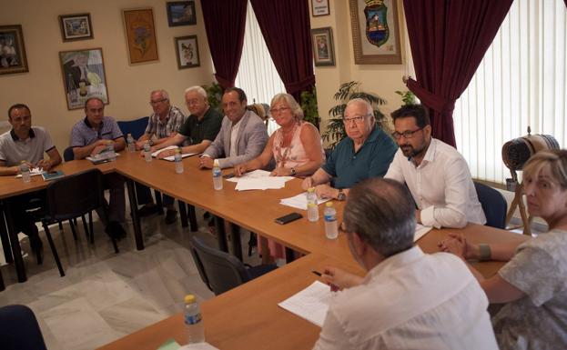 Un momento de la reunión.