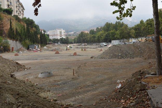 Estado de las obras del bulevar de Arroyo Primero.