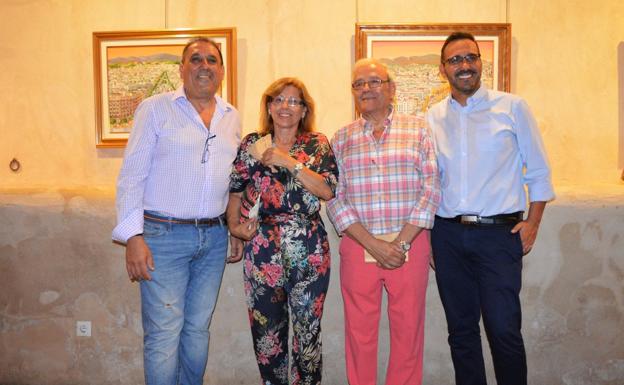 Los concejales junto a Jaime Díaz Rittwagen