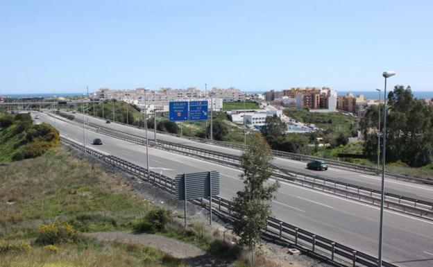 Imagen de archivo de la A-7 a su paso por Estepona.