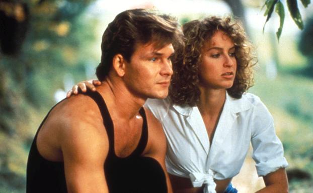Patrick Swayze y Jennifer Grey.