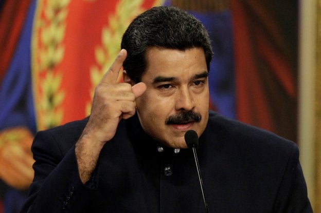 El presidente de Venezuela, Nicolás Maduro, en su última rueda de prensa. :: Marco Bello/ reuters