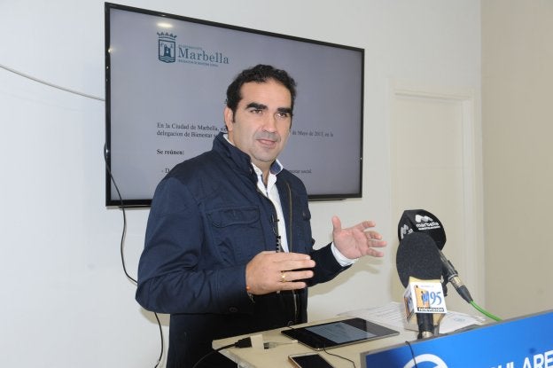 El secretario general del PP de Marbella, Manuel Cardeña, en una foto de archivo.