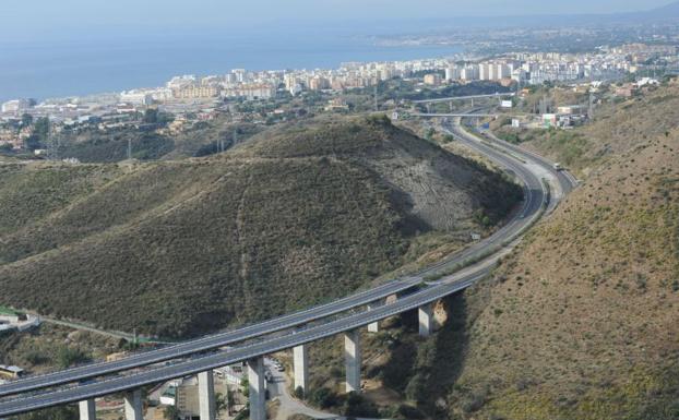 Imagen de archivo de la AP-7, a su paso por Marbella.