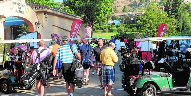 El club El Paraíso, durante una de las ediciones del Costa del Golf Tour. :: sur