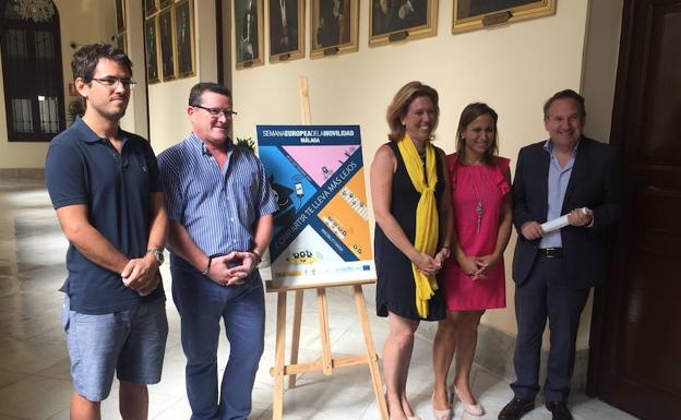 Presentación de la Semana de la Movilidad Europea en Málaga.
