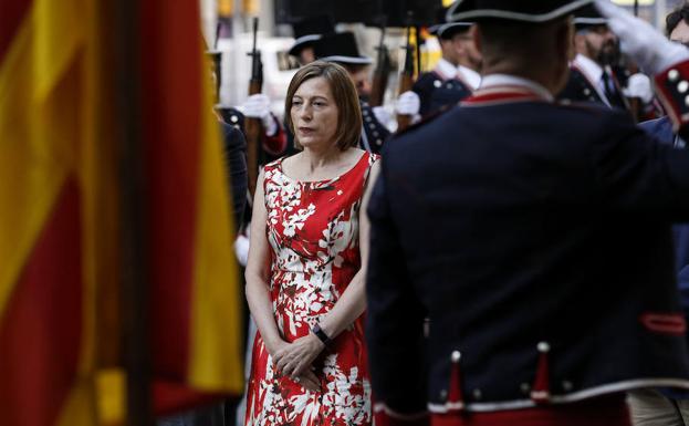 La presidenta del Parlament, Carme Forcadell./AFP