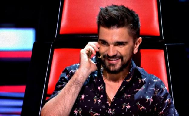 Juanes, durante las audiciones a ciegas. /