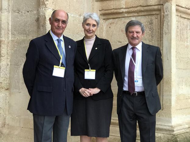 Juan Guerrero, Adeline Rucquoi y Luis Gutiérrez. :: a. j. g.
/