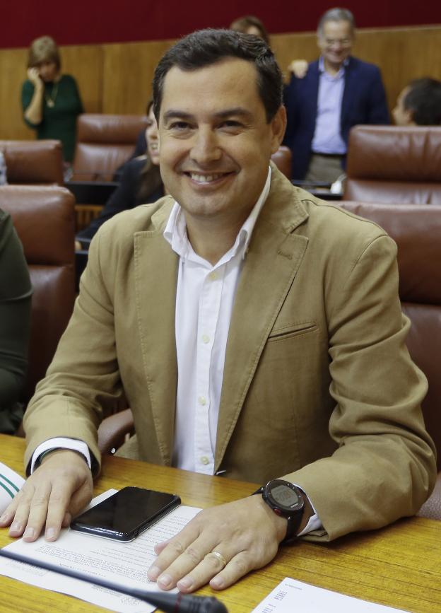 El presidente del PP-A:: efe
/