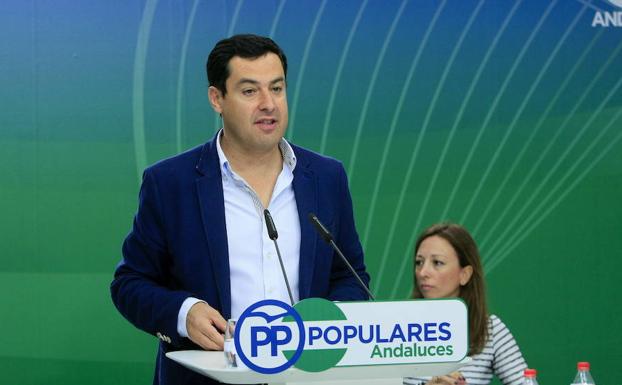 Juanma Moreno, en un acto celebrado hace un par de días/Efe