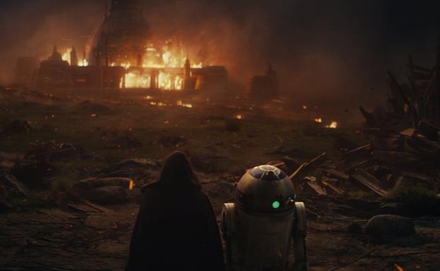 Escena de 'Star Wars VIII: The Last Jedi'./