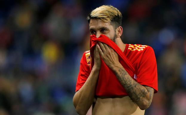 Luis Alberto, en el partido ante Costa Rica,/Reuters