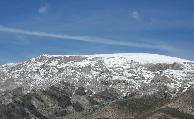 La cima de La Maroma, nevada/E. C.