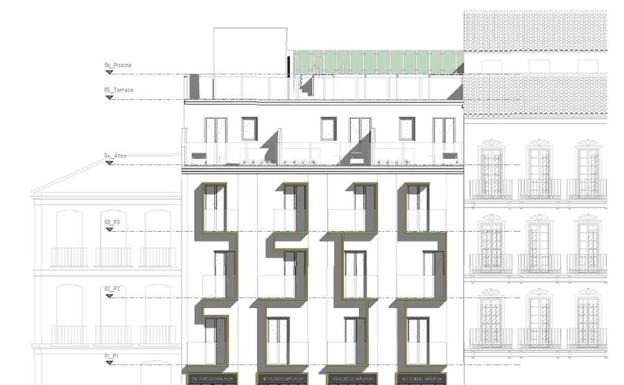 Diseño de la fachada.