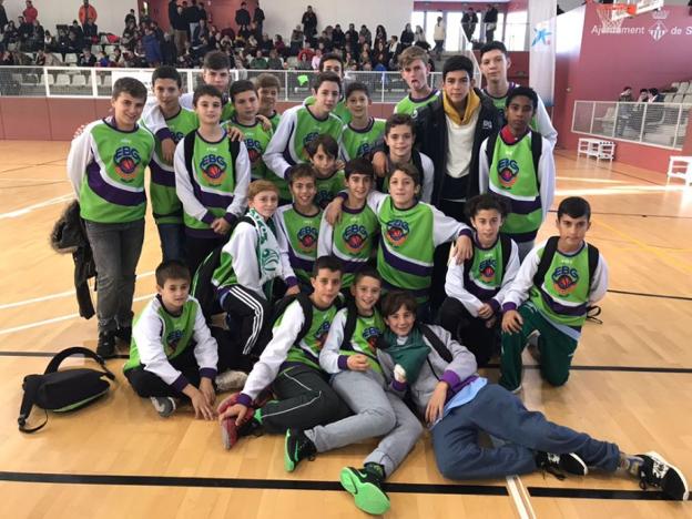 Los representantes de la EBG en Sabadell. :: sur
/