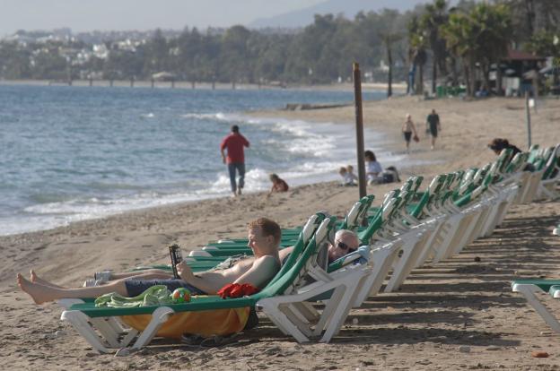 Playa de Marbella en diciembre./Josele-Lanza -