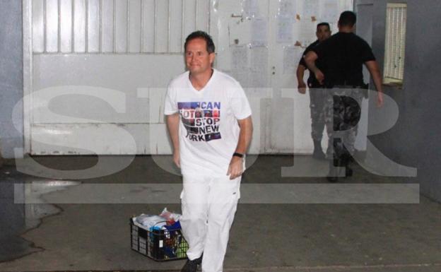 Carlos Fernández, tras salir de prisión. /Mariano Arias Diario de Cuyo