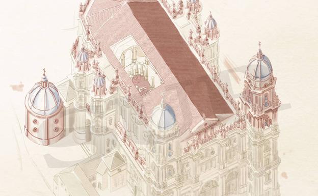 En color rojo, las medidas de conservación y de adecuación de la Catedral, incluida la finalización de la segunda torre./Encarni Hinojosa