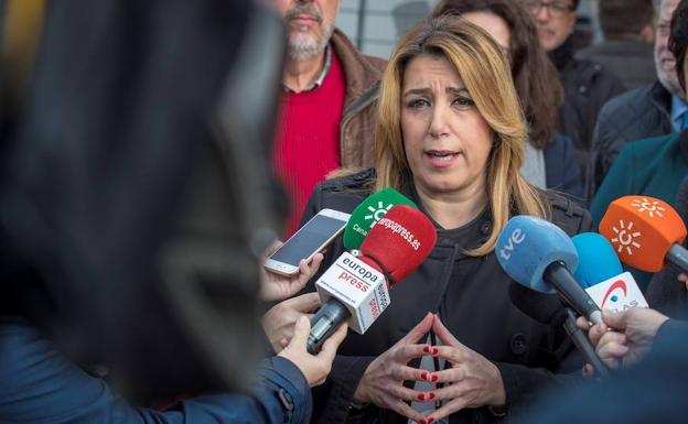 Susana Díaz acusa a Rajoy y Montoro de "reírse" de las CCAA y les exige plantear ya un modelo de financiación