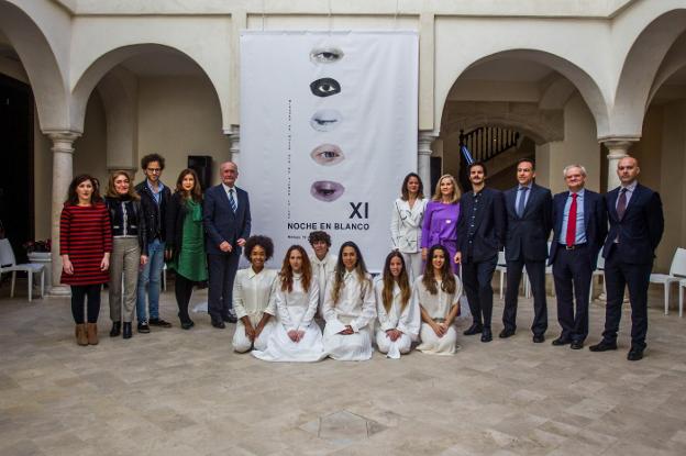 Presentación del cartel en el Museo Thyssen de Málaga. :: Fran Acevedo/