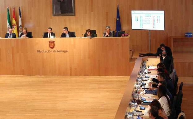 Imagen del pleno de esta martes./SUR