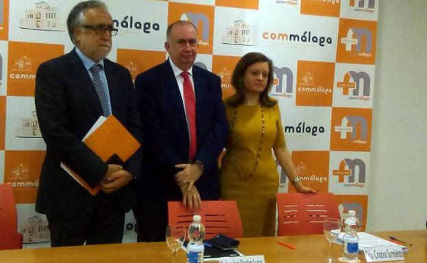 José Antonio Ortega, Juan José Sánchez Luque y Cristina Sarmiento./