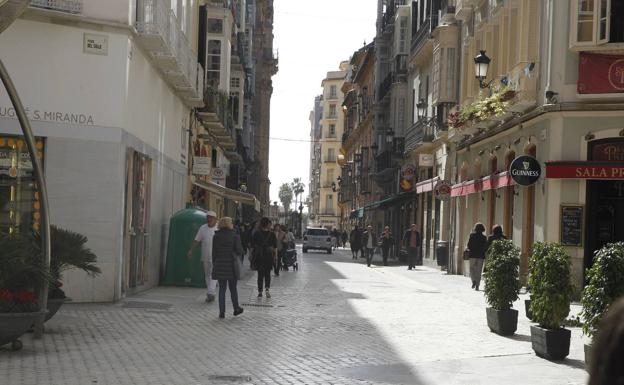 El hombre fue localizado en un hotel del centro histórico de Málaga./Fernando González