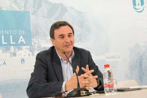 El portavoz municipal, Félix Romero, ayer. /Josele-Lanza