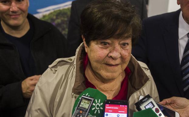 María Eugenia Aubet, ayer, en Málaga.
