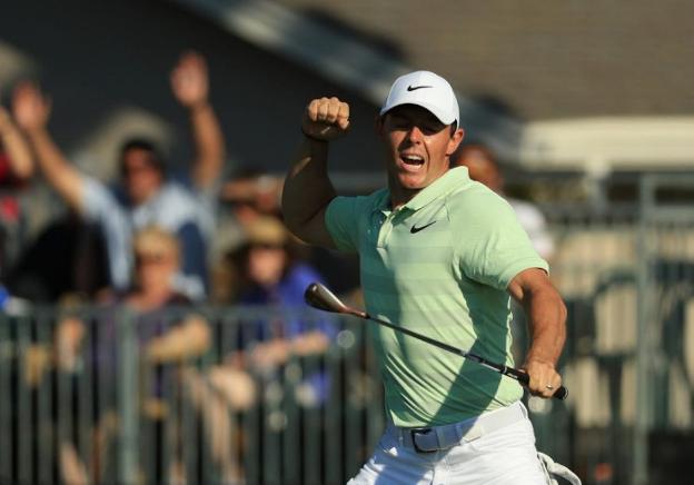 Rory McIlroy, tras ganar el torneo. :: getty /