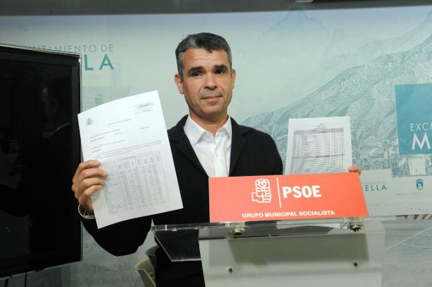 El concejal socialista José Bernal, ayer. /Josele-Lanza