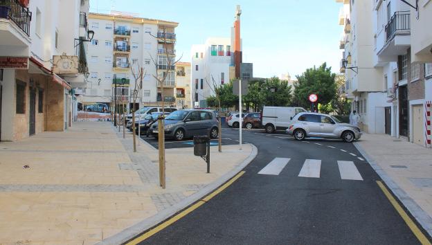 La remodelación del casco histórico de Estepona alcanza las 99 calles con las obras de Mariana Pineda