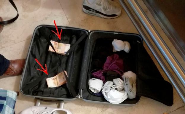 Dinero intervenido en la operación./Guardia Civil