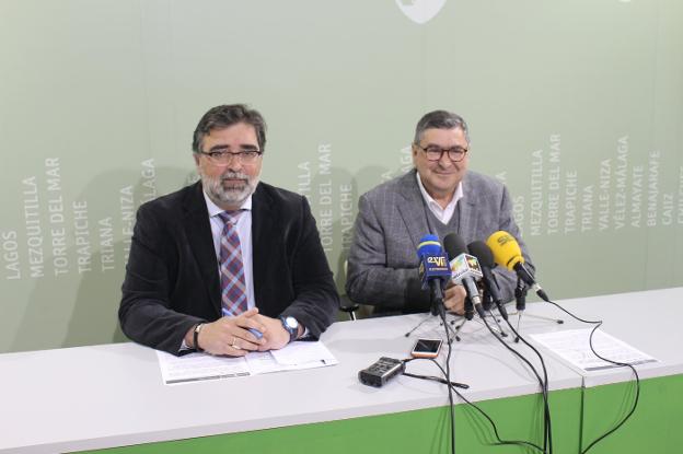 Juan Carlos Márquez y Antonio Moreno Ferrer, ayer.
/