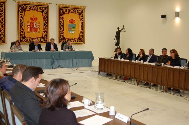 Los asuntos económicos centraron la sesión plenaria celebrada ayer. /Charo Márquez