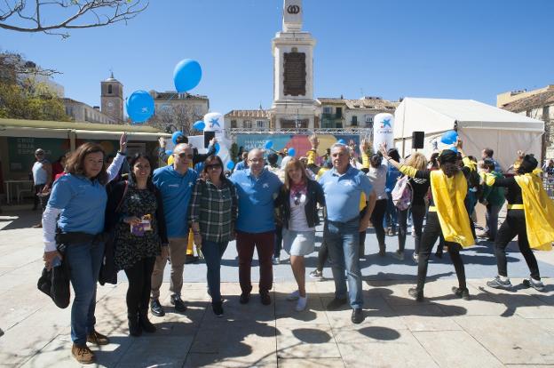 Presentación del espacio solidario del Festival de Málaga, en la Plaza de la Merced. :: francis silva
/