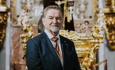 Agustín Soler es hermano mayor de la Misericordia desde 2017./SUR