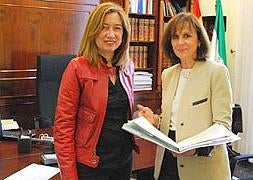 Radío sustituyó en febrero a Martel como delegada de la Junta en Málaga. / SUR/