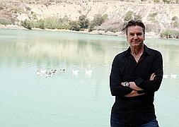 Para Domi del Postigo, la Laguna de la Barrera es «una conquista ciudadana y esta ciudad no está sobrada de eso». :: Fernando González/