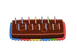 Google conmemora su cumpleaños con un doodle en forma de tarta. Vídeo: Youtube/
