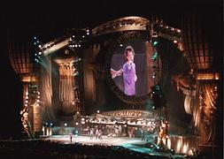 Los Rolling Stones, en concierto en el Puerto de Málaga./