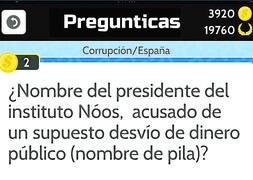 Una de las preguntas de la aplicación ‘Pregunticas’./